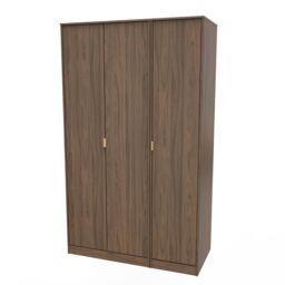 Ready Assembled 2 U Fuji 3 Door Wardrobe (Ready Assembled) in Walnut - thumbnail 3