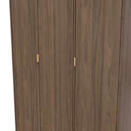Ready Assembled 2 U Fuji 3 Door Wardrobe (Ready Assembled) in Walnut - thumbnail 4