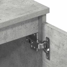 Berkfield Home TV Cabinet Concrete Grey 140x40x35.5 cm Engineered Wood - thumbnail 9