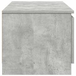 Berkfield Home TV Cabinet Concrete Grey 140x40x35.5 cm Engineered Wood - thumbnail 7