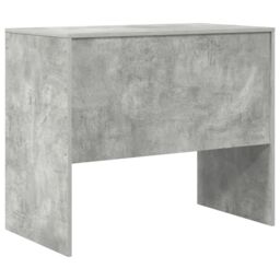 Berkfield Home Computer Desk Concrete Grey MDF Board 90 x 50 x 76 cm - thumbnail 6