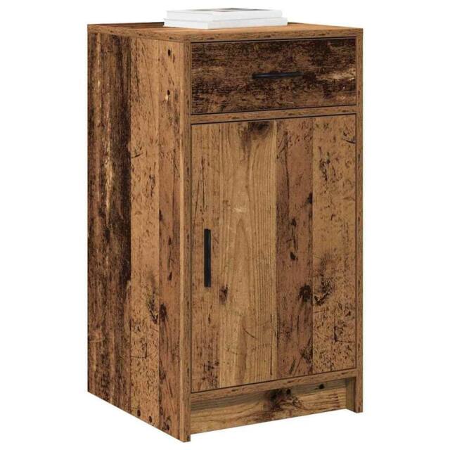 Berkfield Home Sideboard Old Wood 40x41x75 cm Engineered Wood in Brown - Size: 40 x 41 x 75 cm - image 1