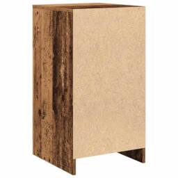 Berkfield Home Sideboard Old Wood 40x41x75 cm Engineered Wood in Brown - Size: 40 x 41 x 75 cm - thumbnail 6