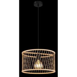 Netlighting Mali Wire Frame Pendant Ceiling Light Matt Black 1x E27 - thumbnail 4