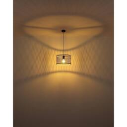 Netlighting Mali Wire Frame Pendant Ceiling Light Matt Black 1x E27 - thumbnail 5