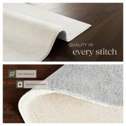 tectake Rug Zonelle 200 X 290 Cm - Cream - Size: 200 cm x 290 cm - thumbnail 5