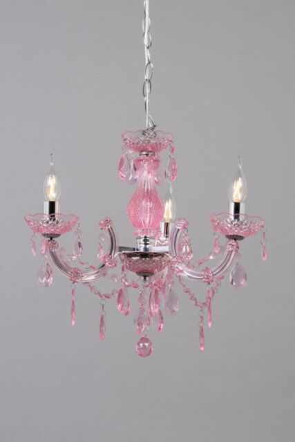 BHS Lighting Glow Marie Funky Chandelier in Pink - image 1