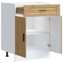 Berkfield Home Kitchen Base Cabinet¬†Porto Artisan Oak Engineered Wood in Brown - thumbnail 5