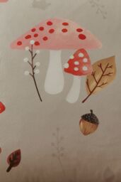 Fusion 'Woodland Dreams' Autumnal Print Velvet Filled Cushion in Chocolate - Size: 43 cm x 43 cm - thumbnail 4