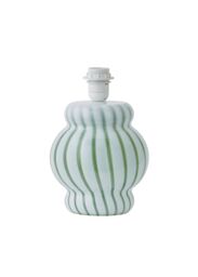ValueLights Taffy Stripe Green Glass Table Lamp Base in Pale Green - thumbnail 6