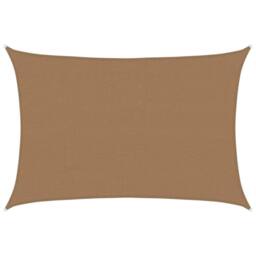 Berkfield Home Sunshade Sail 160 g/m¬≤ Taupe 4x6 m HDPE - thumbnail 2