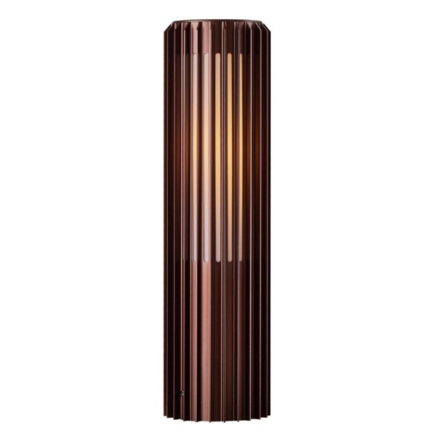 Nordlux Modern Outdoor Garden Post Brown Aluminium E27 Coastal/Marine Safe, IP44 - image 1