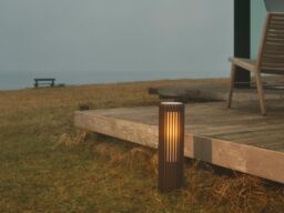 Nordlux Modern Outdoor Garden Post Brown Aluminium E27 Coastal/Marine Safe, IP44 - thumbnail 2