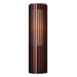 Nordlux Modern Outdoor Garden Post Brown Aluminium E27 Coastal/Marine Safe, IP44 - thumbnail 1