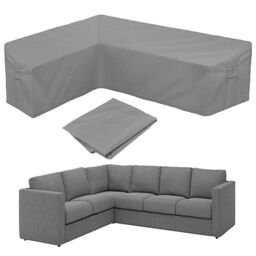 Gr8 Garden Garden Waterproof L Shape Sofa Cover Protector in Grey - thumbnail 5