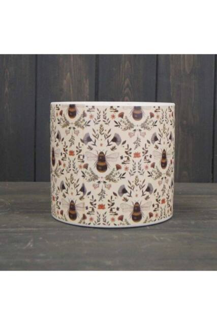 KDMD Cream & Multicolour Charming Botanical Bee Pot - 13mm - image 1