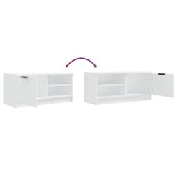 Berkfield Home TV Cabinets 2 pcs White 80x35x36.5 cm Engineered Wood - thumbnail 9