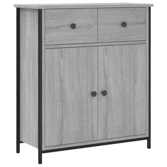 Berkfield Home Sideboard Grey Sonoma 70x30x80 cm Engineered Wood - Size: 70 x 30 x 80 cm - image 1