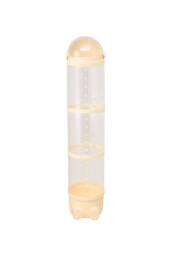 Living and Home Toy Storage Tube Organiser Clear Vertical Plastic with String Lights in Cream - thumbnail 7