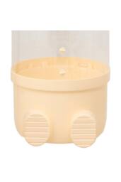 Living and Home Toy Storage Tube Organiser Clear Vertical Plastic with String Lights in Cream - thumbnail 9