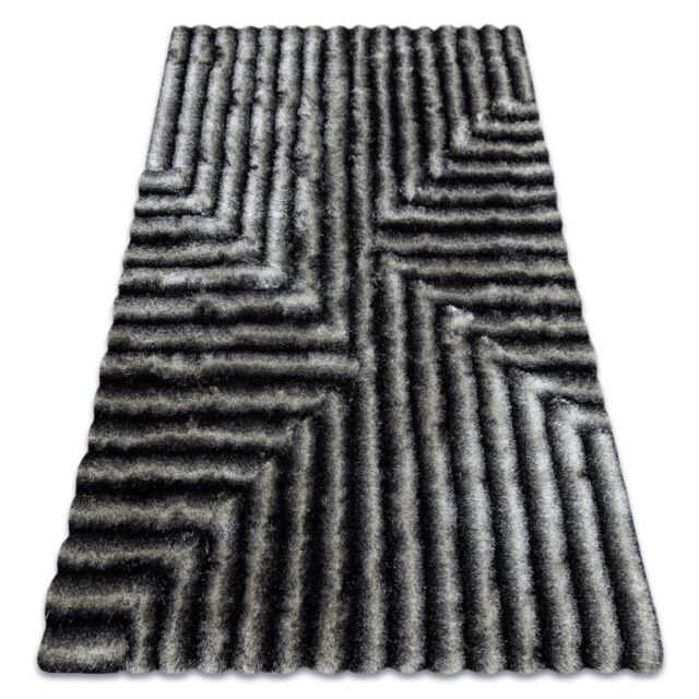 RugsX Flim Rug in Black - Size: 160 cm x 220 cm - image 1