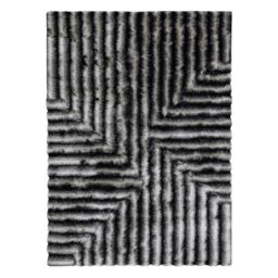 RugsX Flim Rug in Black - Size: 160 cm x 220 cm - thumbnail 4