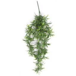 Leaf Artificial Hanging Trailing Plant UV Fire Resistant Fronded Thyme 70cm Pack of 6 in Green - thumbnail 3
