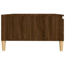 Berkfield Home Coffee Table Brown Oak 90x60x35 cm Engineered Wood - Size: 90 x 60 x 35 cm - thumbnail 6