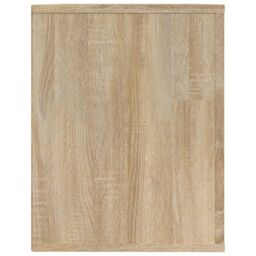 Berkfield Home Shoe Rack Sonoma Oak 75x35x45 cm Engineered Wood in Brown - Size: 75 x 35 x 45 cm - thumbnail 6