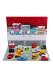 Living and Home 24 Grids Blind Box Truck Car Toys Christmas Gift in Red - thumbnail 2