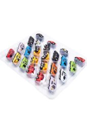 Living and Home 24 Grids Blind Box Truck Car Toys Christmas Gift in Red - thumbnail 3