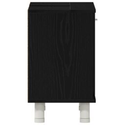 Berkfield Home Bathroom Cabinet Black Oak 60x32x54 cm Engineered Wood - Size: 60 x 32 x 54 cm - thumbnail 8