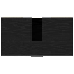 Berkfield Home Bathroom Cabinet Black Oak 60x32x54 cm Engineered Wood - Size: 60 x 32 x 54 cm - thumbnail 9
