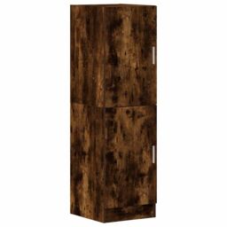 Berkfield Home 2 Piece Kitchen Cabinet Set Smoked Oak Engineered Wood in Brown - thumbnail 6