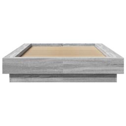 Berkfield Home Bed Frame without Mattress Grey Sonoma 90x190 cm Single - thumbnail 4
