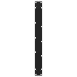 Berkfield Home Dining Table Legs V-Shape 2 pcs Black 100x(72-73.3) cm Steel - thumbnail 7