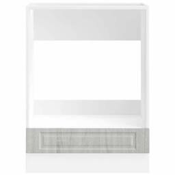 Berkfield Home Oven Cabinet¬†Porto Grey Sonoma Engineered Wood - thumbnail 4