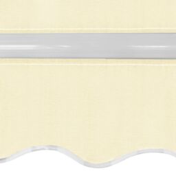 Berkfield Home Folding Awning Manual Operated 400 cm Cream in Beige - thumbnail 4