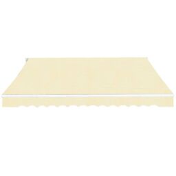 Berkfield Home Folding Awning Manual Operated 400 cm Cream in Beige - thumbnail 2