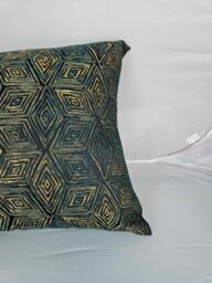 Celebrity Interiors Adelita Cushion 18cm x 18cm in Green - Size: Single - thumbnail 3