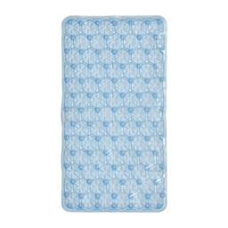 Showerdrape Laguna Anti Slip PVC Bath Mat 68cm x 37cm in Blue - Size: 68 cm x 37 cm - thumbnail 1
