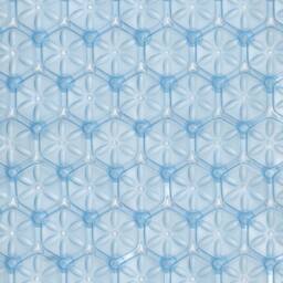 Showerdrape Laguna Anti Slip PVC Bath Mat 68cm x 37cm in Blue - Size: 68 cm x 37 cm - thumbnail 5