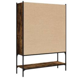 Berkfield Home Bookcase Smoked Oak 102x30x141.5 cm Engineered Wood in Brown - thumbnail 7