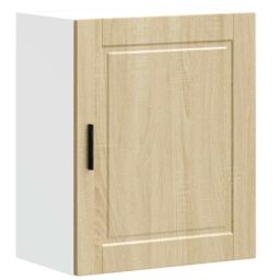 Berkfield Home Kitchen Wall Cabinet¬†Porto Sonoma Oak Engineered Wood in Grey - thumbnail 2
