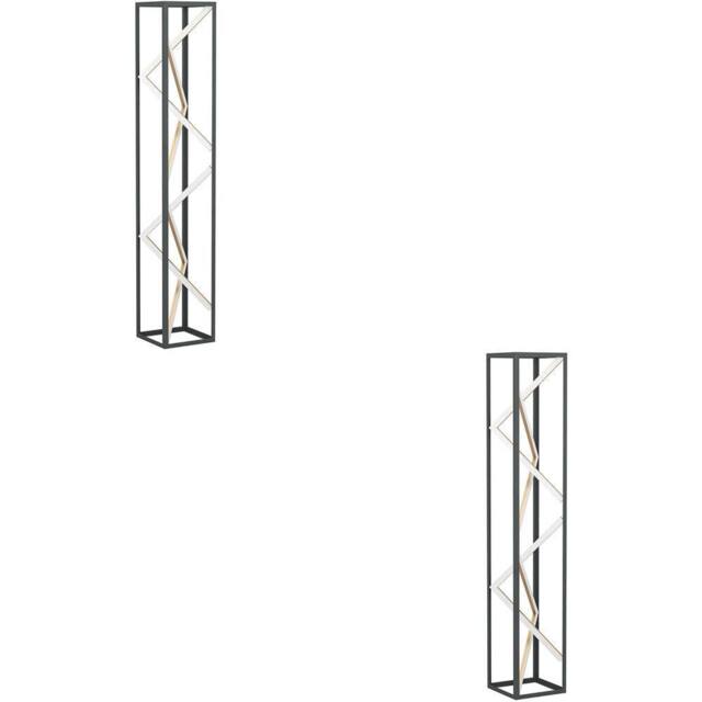 Loops 2 PACK Stylish Black & Gold Floor Lamp - Elegant Indoor Lighting - image 1