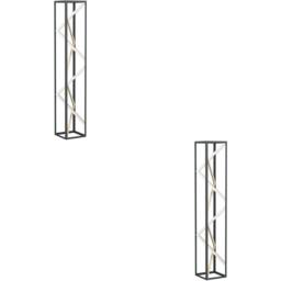 Loops 2 PACK Stylish Black & Gold Floor Lamp - Elegant Indoor Lighting - thumbnail 1