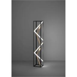 Loops 2 PACK Stylish Black & Gold Floor Lamp - Elegant Indoor Lighting - thumbnail 3