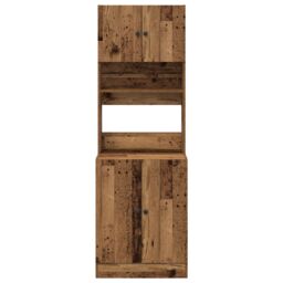 Berkfield Home Kitchen Cabinet Old Wood 60x50x180 cm Engineered Wood in Brown - Size: 60 x 50 x 180 cm - thumbnail 6