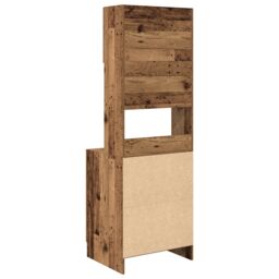 Berkfield Home Kitchen Cabinet Old Wood 60x50x180 cm Engineered Wood in Brown - Size: 60 x 50 x 180 cm - thumbnail 8