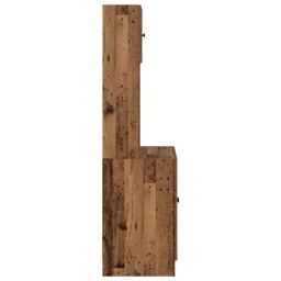 Berkfield Home Kitchen Cabinet Old Wood 60x50x180 cm Engineered Wood in Brown - Size: 60 x 50 x 180 cm - thumbnail 7